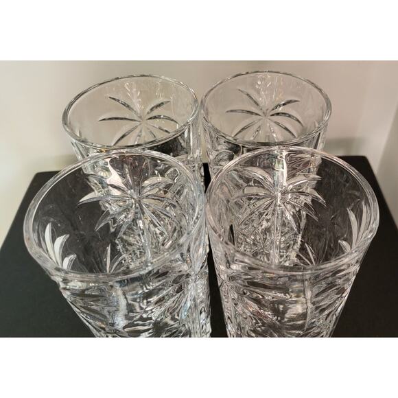 Godinger Crystal Shannon South Palm Beach High Ball Glass Clear (Set Of 4) - Picture 12 of 16